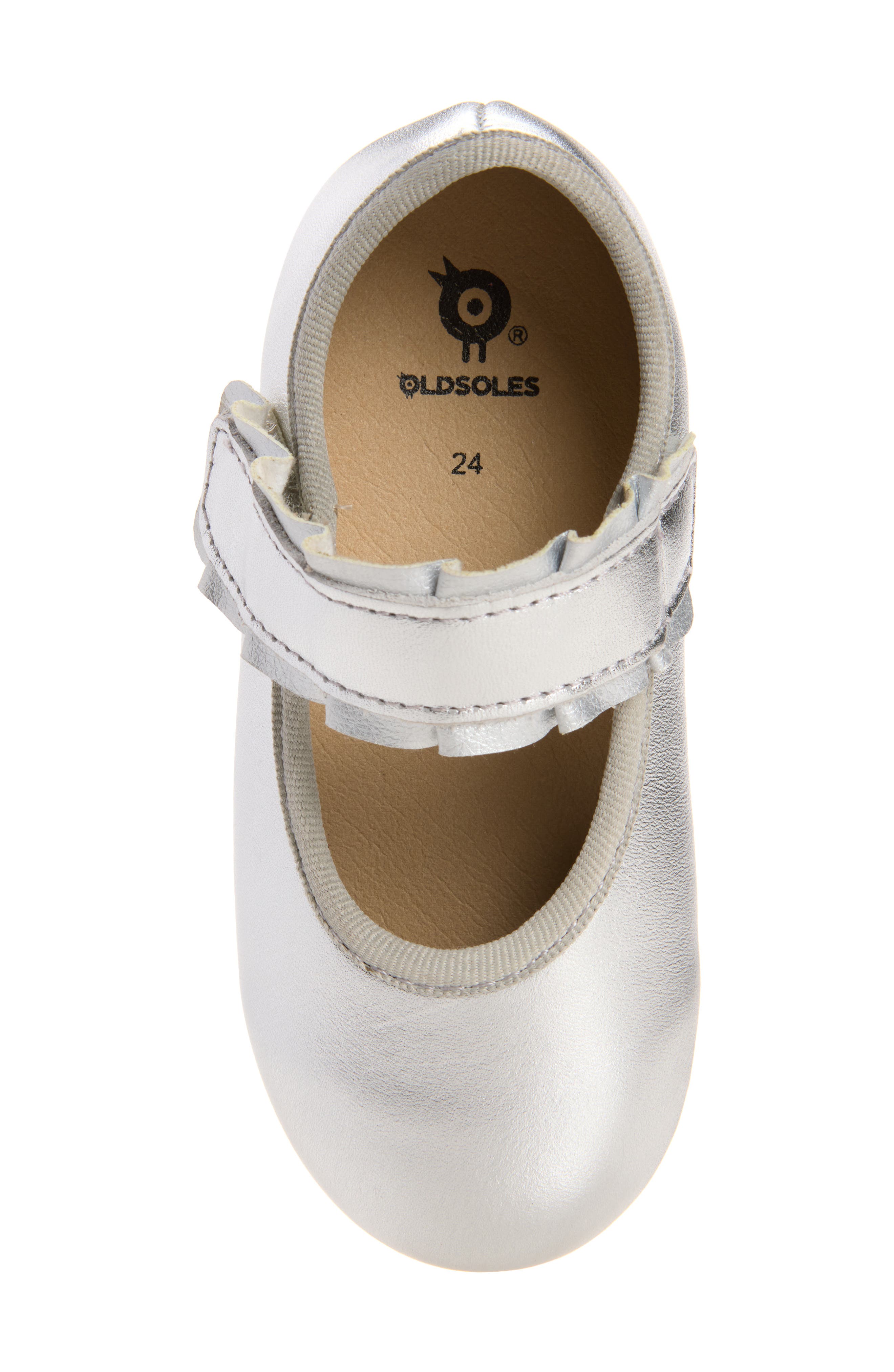 Kids' Frilly Jane Mary Jane, Alternate, color, SILVER