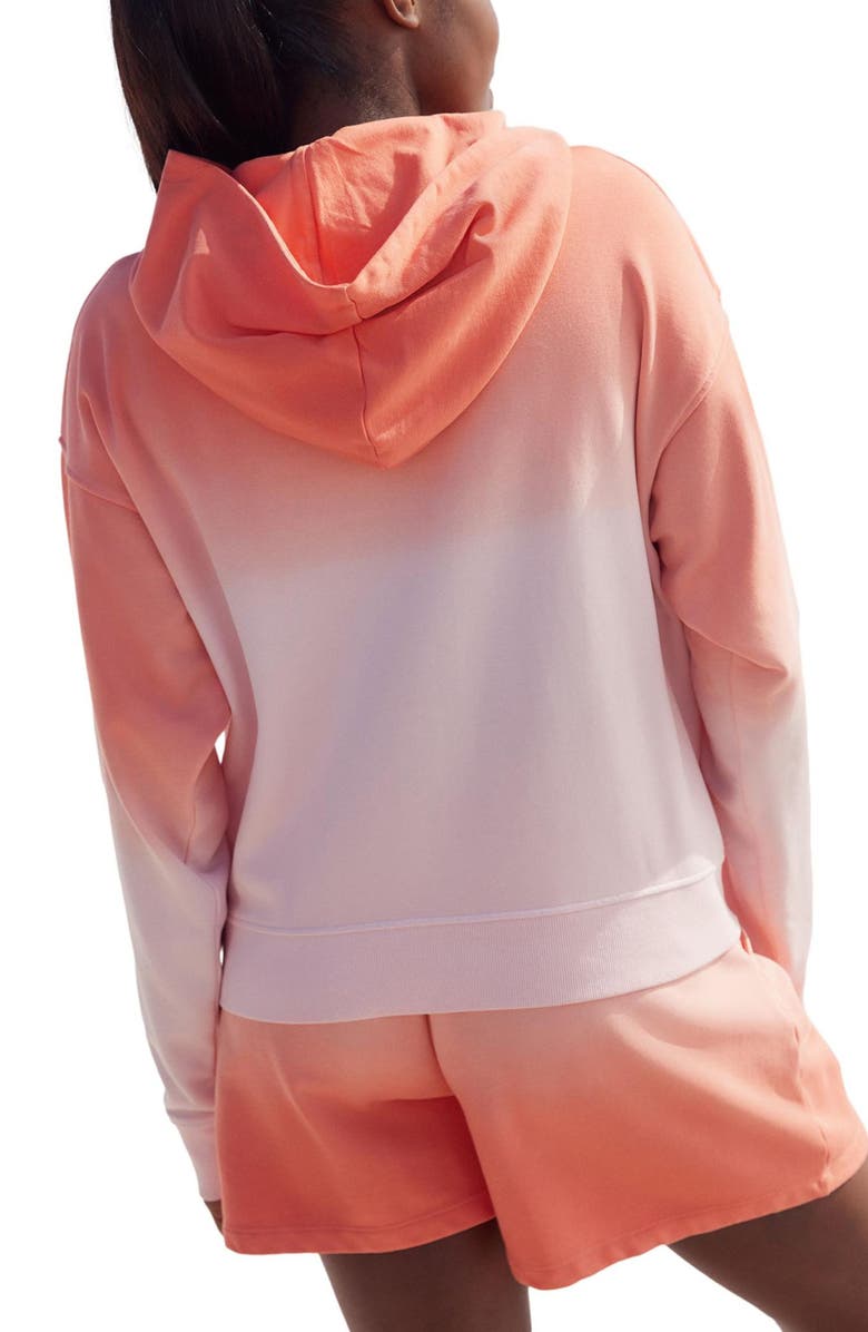 NEXT Ombré Hooded Sweatshirt, Alternate, color, Orange