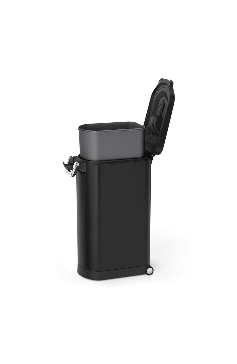 simplehuman x-large pet food can, Alternate, color, Matte Black