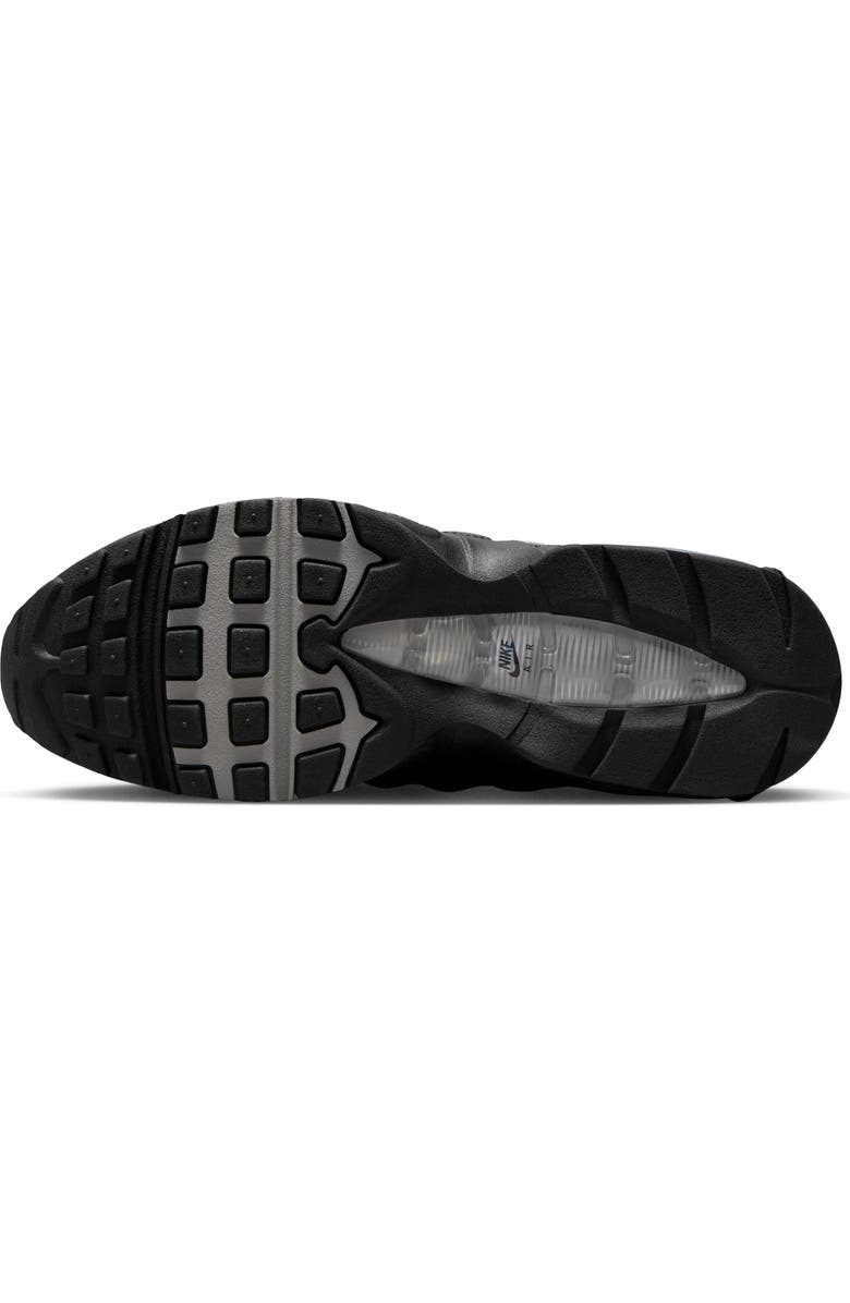 Nike Air Max 95 Sneaker, Alternate, color, Black/ Metallic Silver