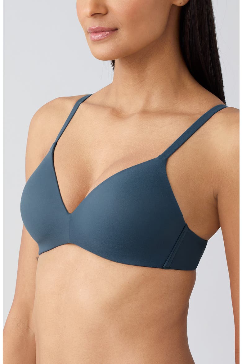 How Perfect Wire Free T-Shirt Bra, Alternate, color, DARK SLATE