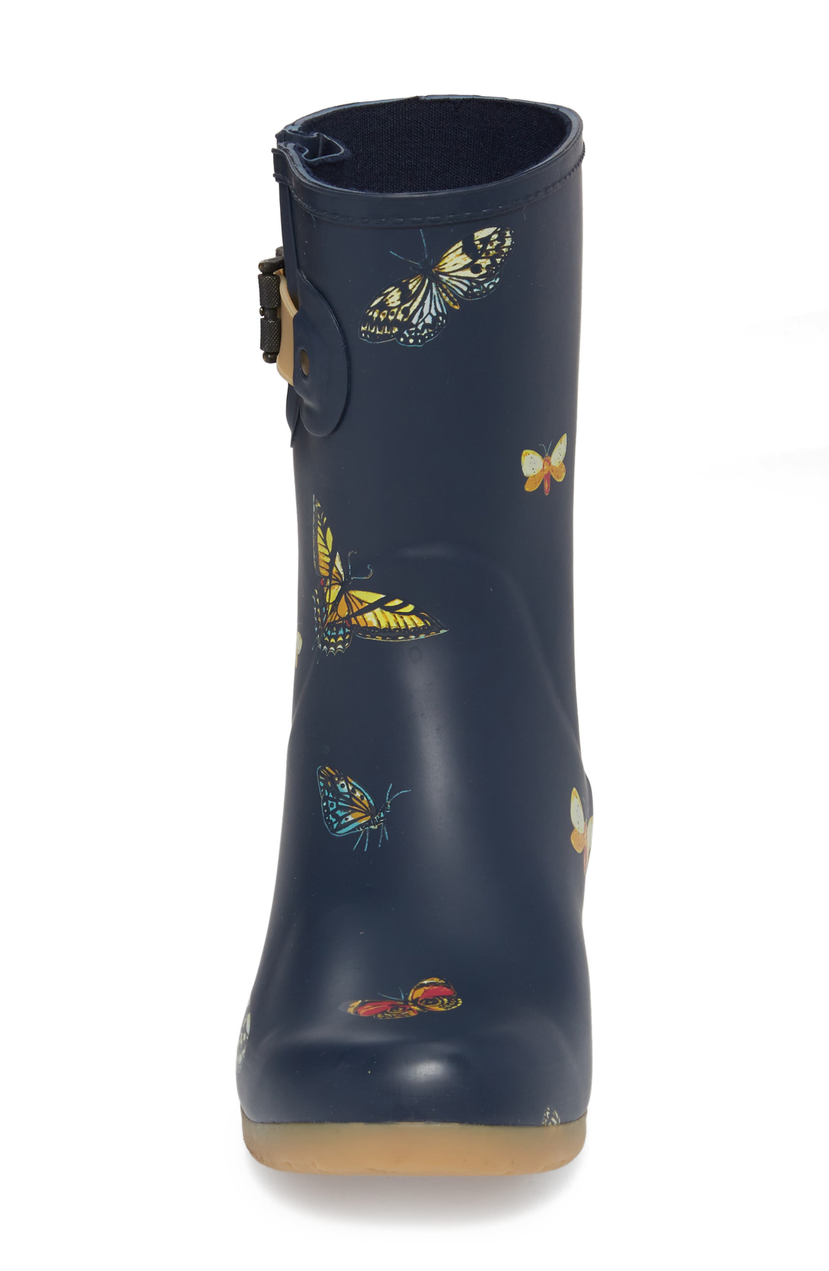City Solid Mid Height Rain Boot, Alternate, color, NAVY