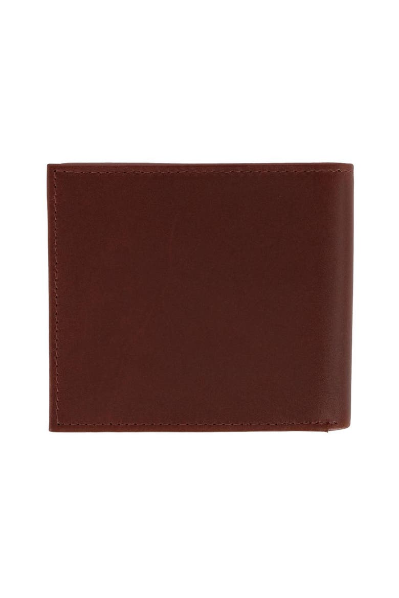 Cabot Cortina Bi-Fold Leather Wallet, Alternate, color, Honey Maple