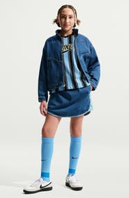 Nike Kids' Two-Tone Denim Skirt