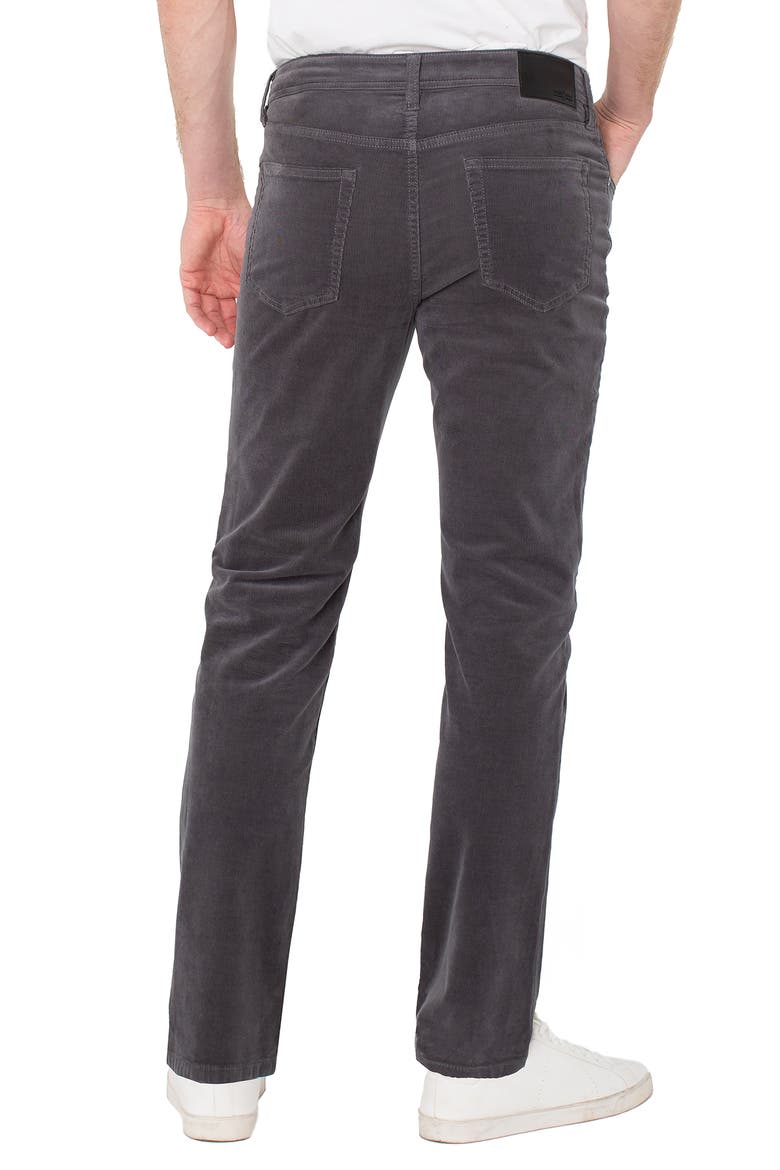 Kingston Modern Slim Straight Leg Pants, Alternate, color, GRAY PINSTRIPE