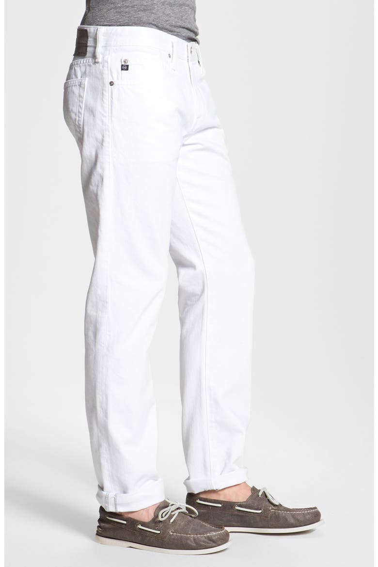 Jeans 'Protégé' Straight Leg Jeans, Alternate, color, WHITE