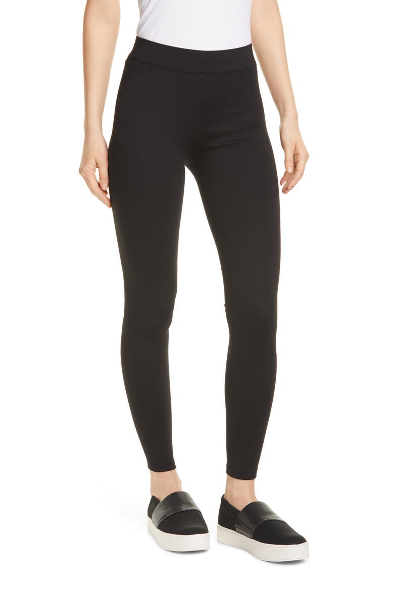 Stretch Leggings, Alternate, color, BLACK