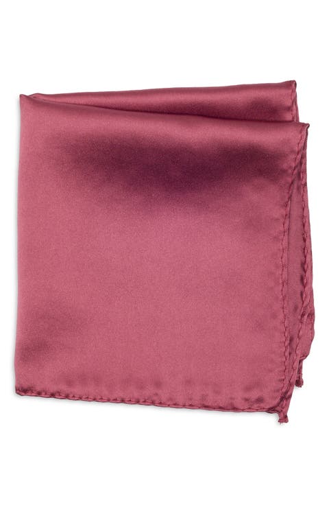 Solid Satin Pocket Square
