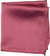 CONSTRUCT Solid Satin Pocket Square