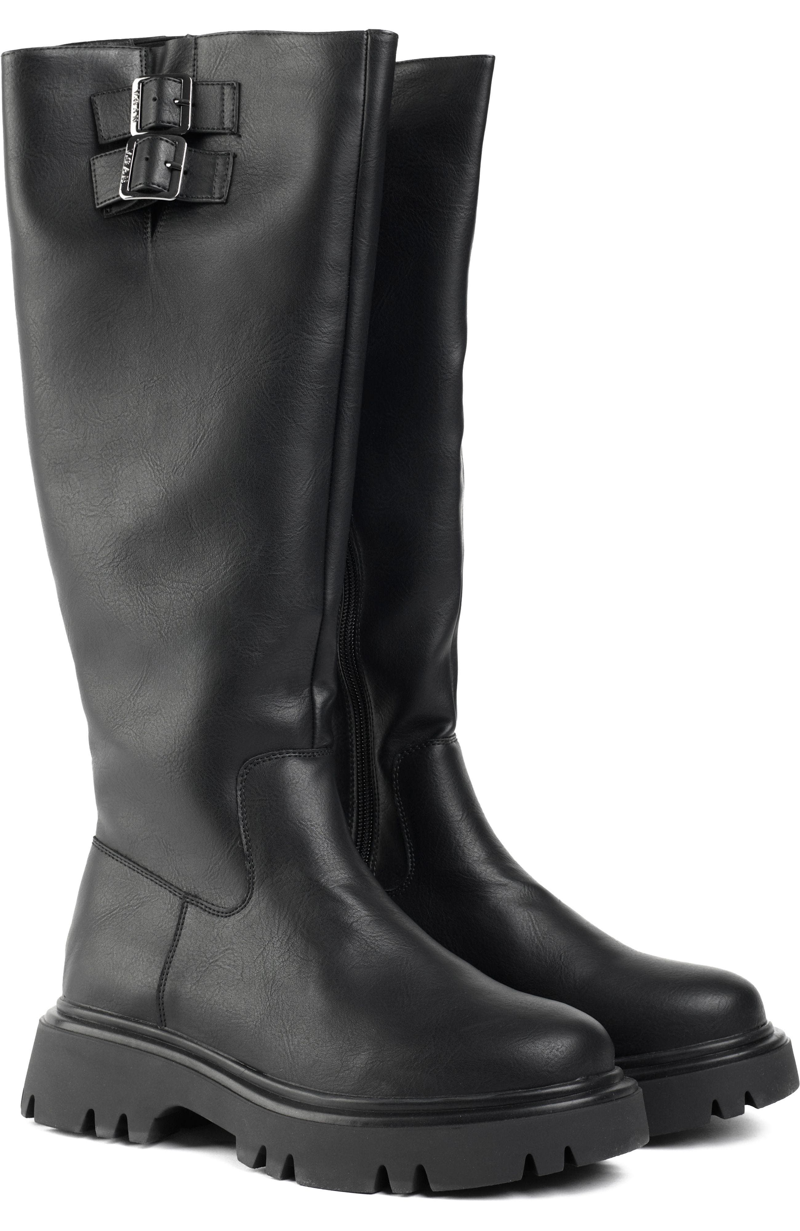 V.GAN LONDON Vegan Bram Knee-High Boots, Alternate, color, Black