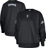 Nike Women's Nike Black Minnesota Timberwolves Classic Edition Hardwood Classics Premium Phoenix Fleece Sweatshirt