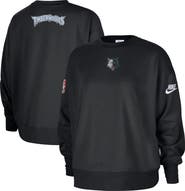 Nike Women's Nike Black Minnesota Timberwolves Classic Edition Hardwood Classics Premium Phoenix Fleece Sweatshirt