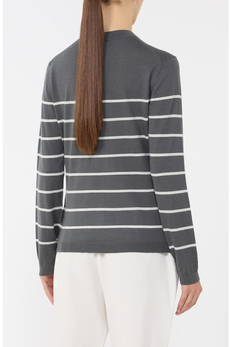 Pensile Crewneck Wool & Cashmere Sweater, Alternate, color, DARK GREY