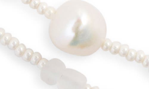 Nordstrom Beaded Freshwater Pearl Layered Necklace In Ivory