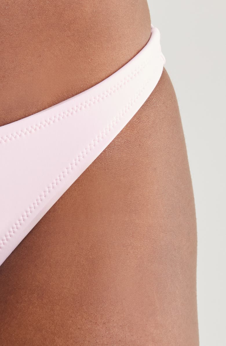 Solid & Striped The Harley High Cut Bikini Bottoms, Alternate, color, Carnation