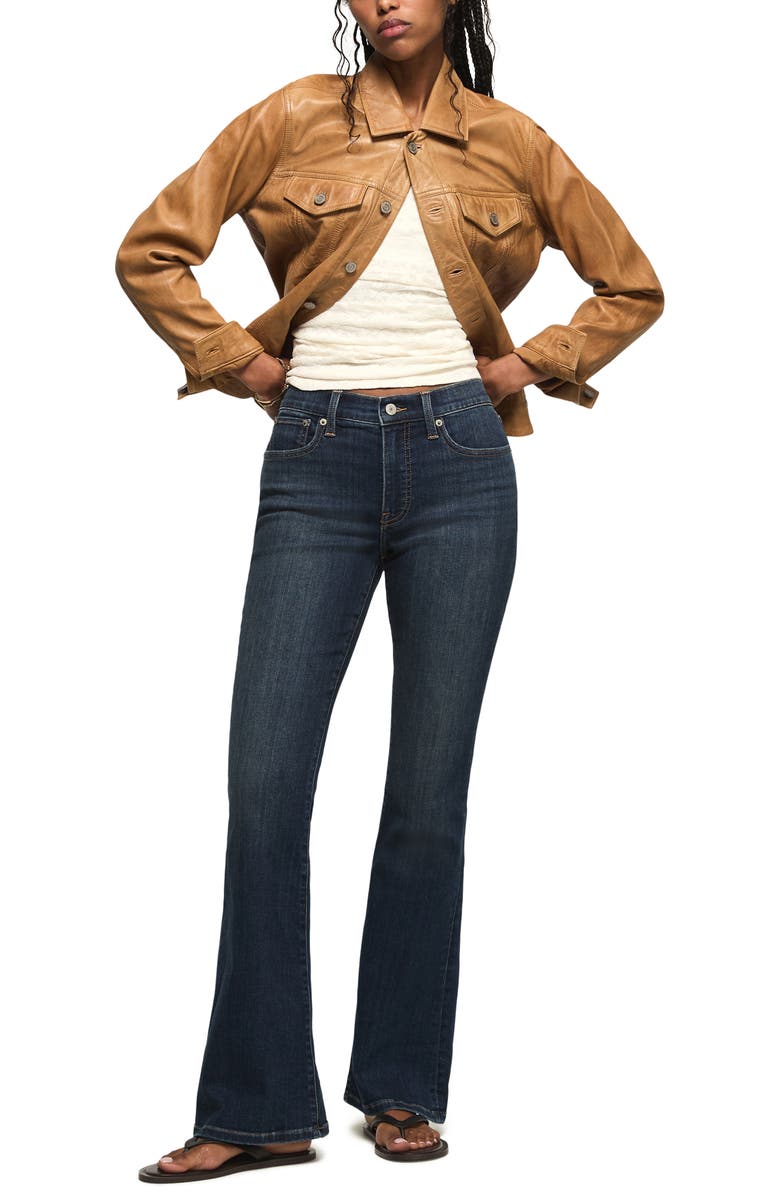 Lucky Brand Stevie Flare Stretch Denim Jeans, Alternate, color, New Heights Wash