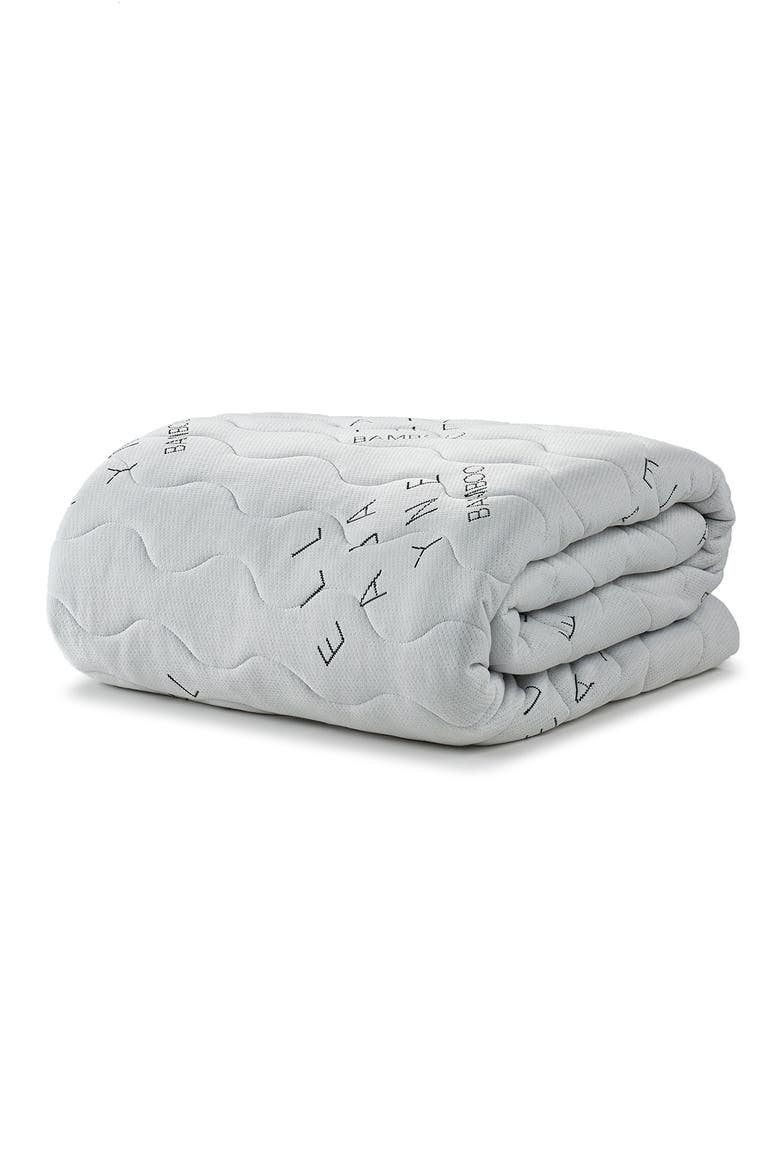 Mattress Protector & Shredded Memory Foam Pillow Set, Alternate, color, WHITE