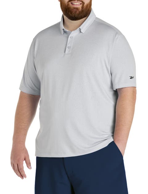 Big & Tall Jacquard Tonal Polo Shirt