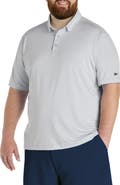 Reebok Big & Tall Jacquard Tonal Polo Shirt