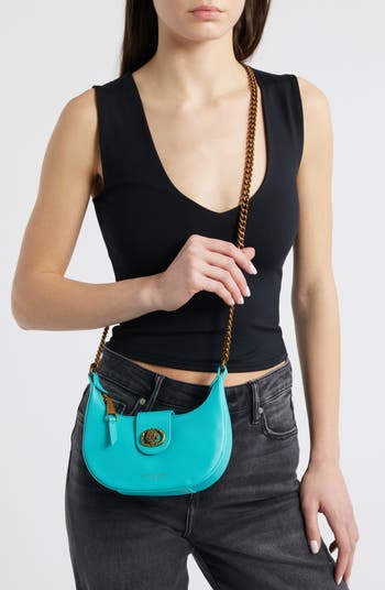 Small Leather Chelsea Hobo Crossbody Bag