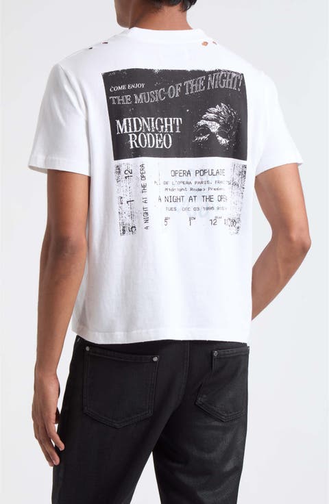 Box Office Distressed Graphic T-Shirt