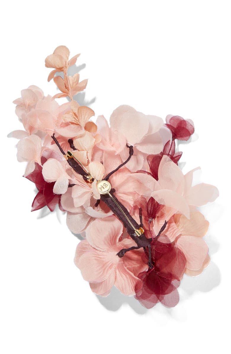 Helena Simon The Cherry Blossom Branch Floral Brooch, Alternate, color, Pink