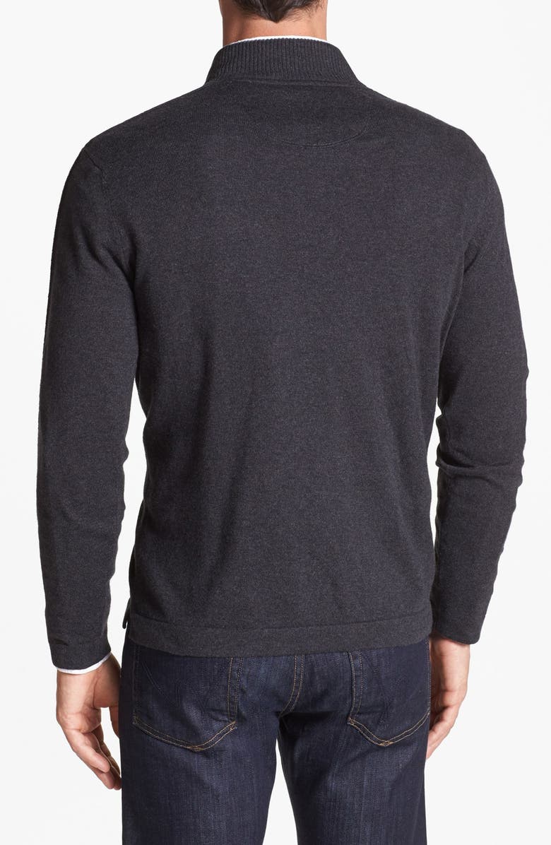 Tommy Bahama 'Island Luxe' Half Zip Sweatshirt, Alternate, color, 