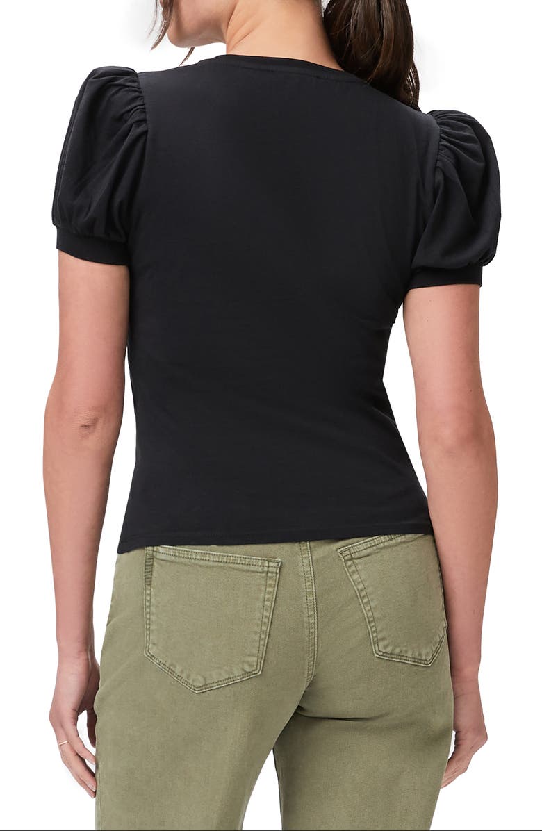 PAIGE Matcha Puff Sleeve T-Shirt, Alternate, color, 