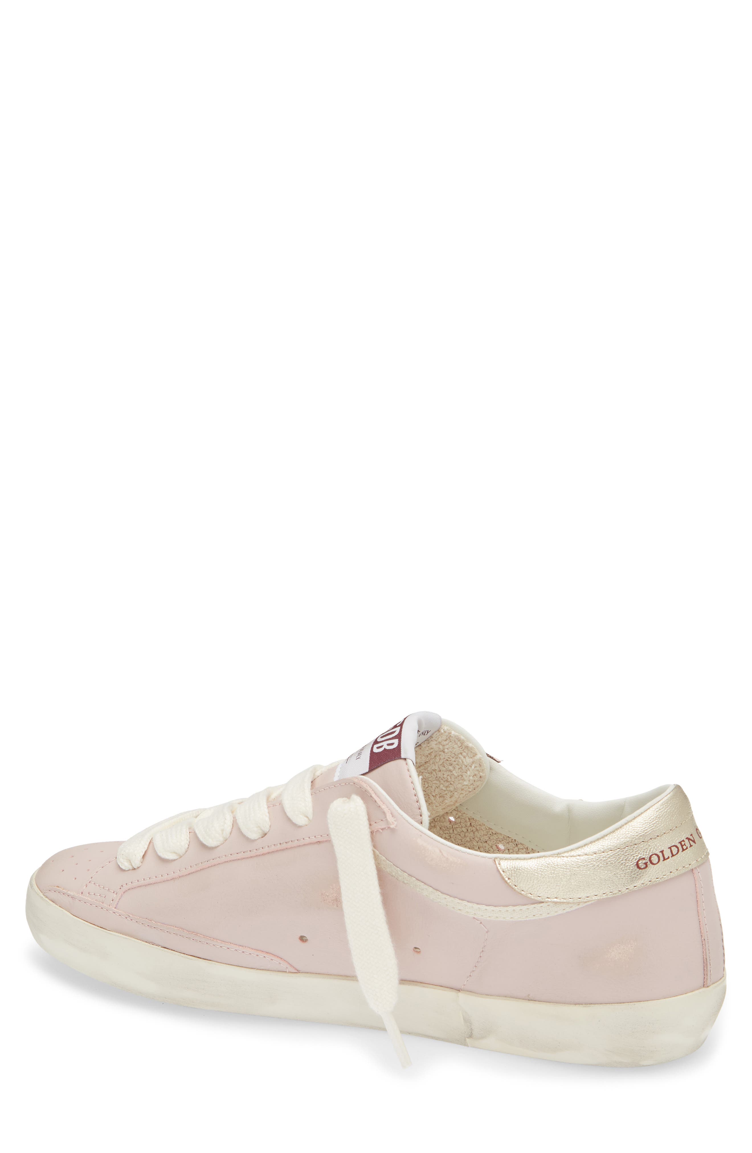 Golden Goose Super-Star Sneaker, Alternate, color, Light Pink/ Ice/ Platinum
