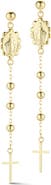 CHLOE AND MADISON Rosary Chain Drop Earrings