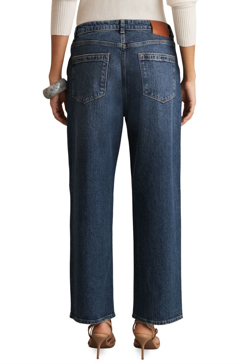 Selin High Waist Wide Leg Jeans, Alternate, color, MID BLUE