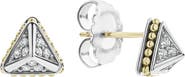 LAGOS KSL Lux Diamond Pyramid Stud Earrings