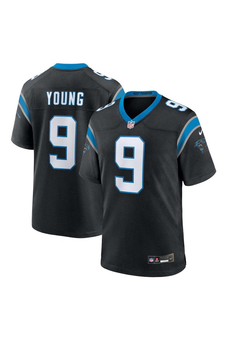Men's Nike Bryce Young Black Carolina Panthers Team Game Jersey, Main, color, Black