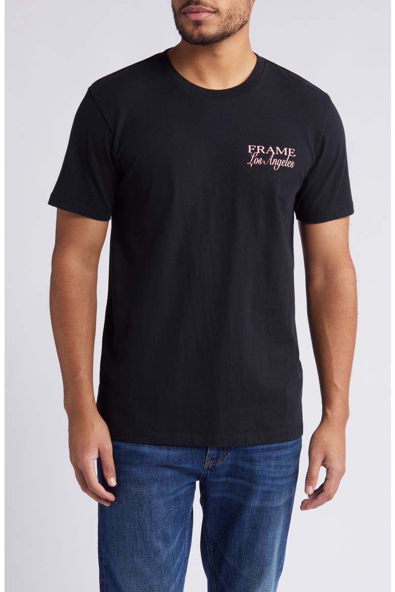Logo Graphic T-Shirt, Main, color, BLACK