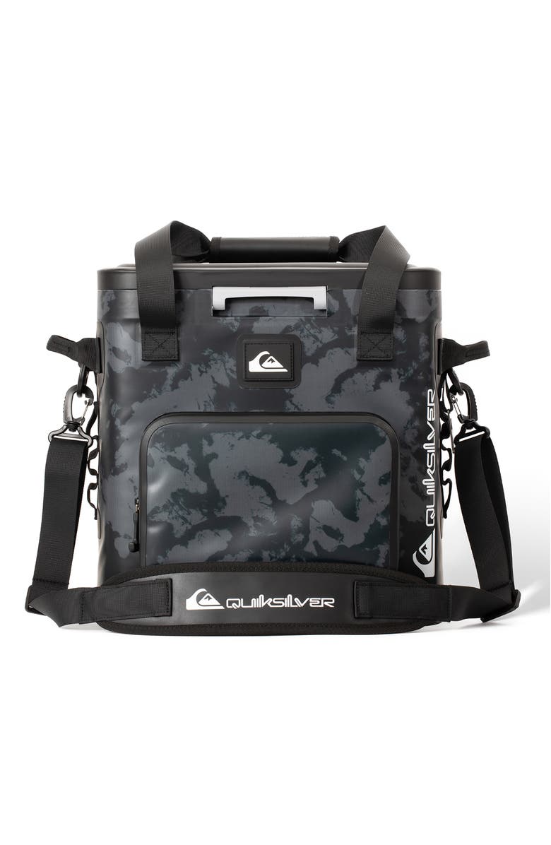 Quiksilver Coastal 20L Multi-Layer Insulated Zipperless Box Cooler with Bottle Opener, Main, color, Tie-Dye