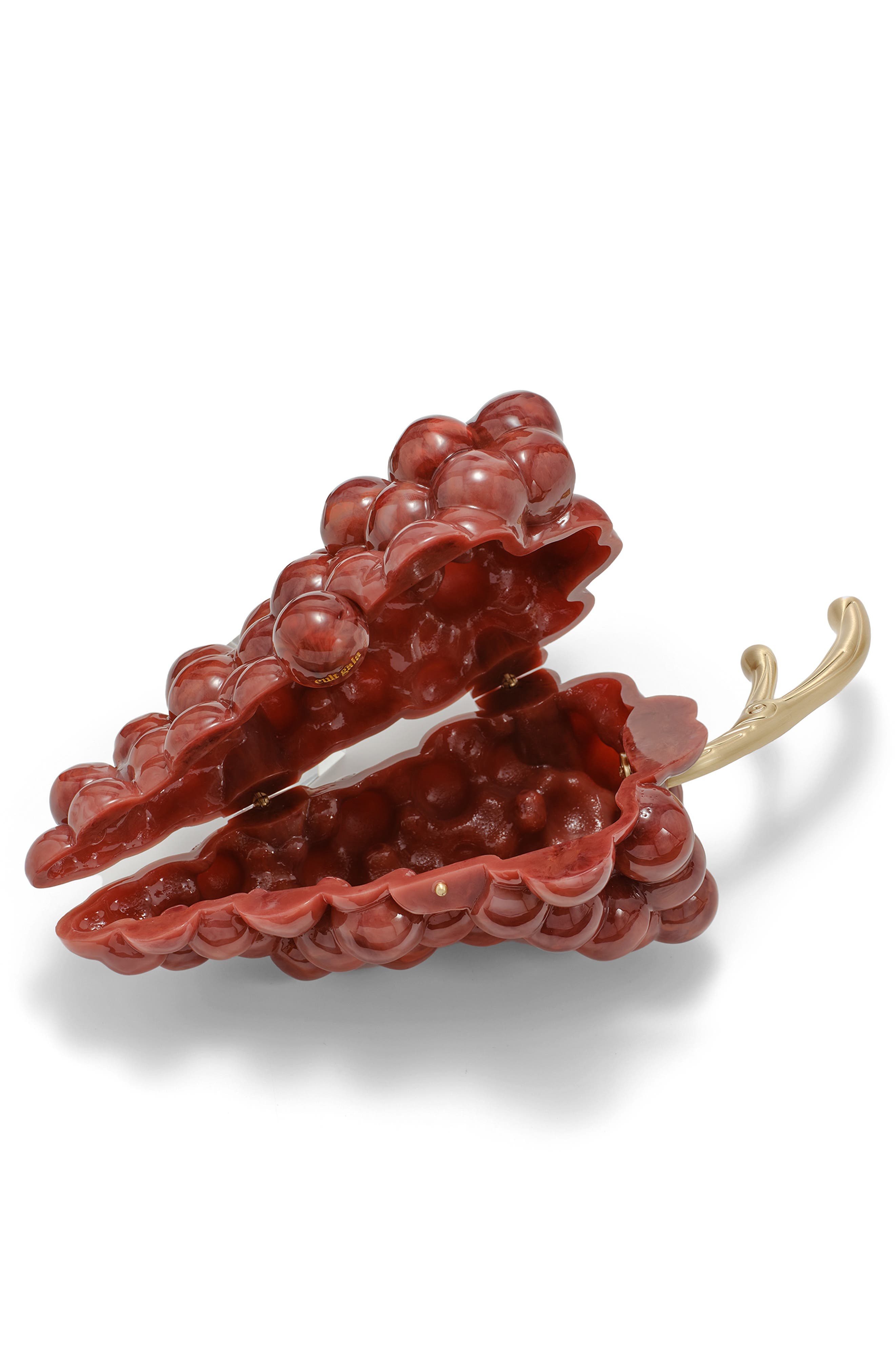 Grape Clutch, Alternate, color, CRIMSON