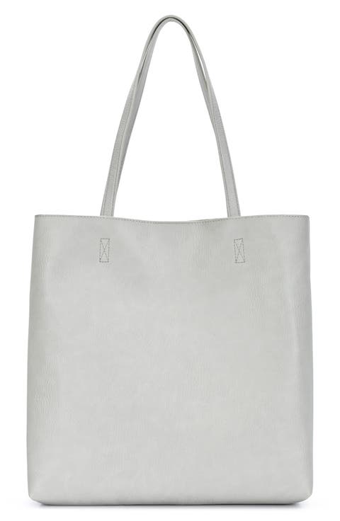 Faux Leather Tote