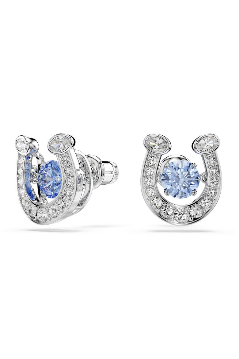 Symbolica Stud Earrings, Main, color, BLUE