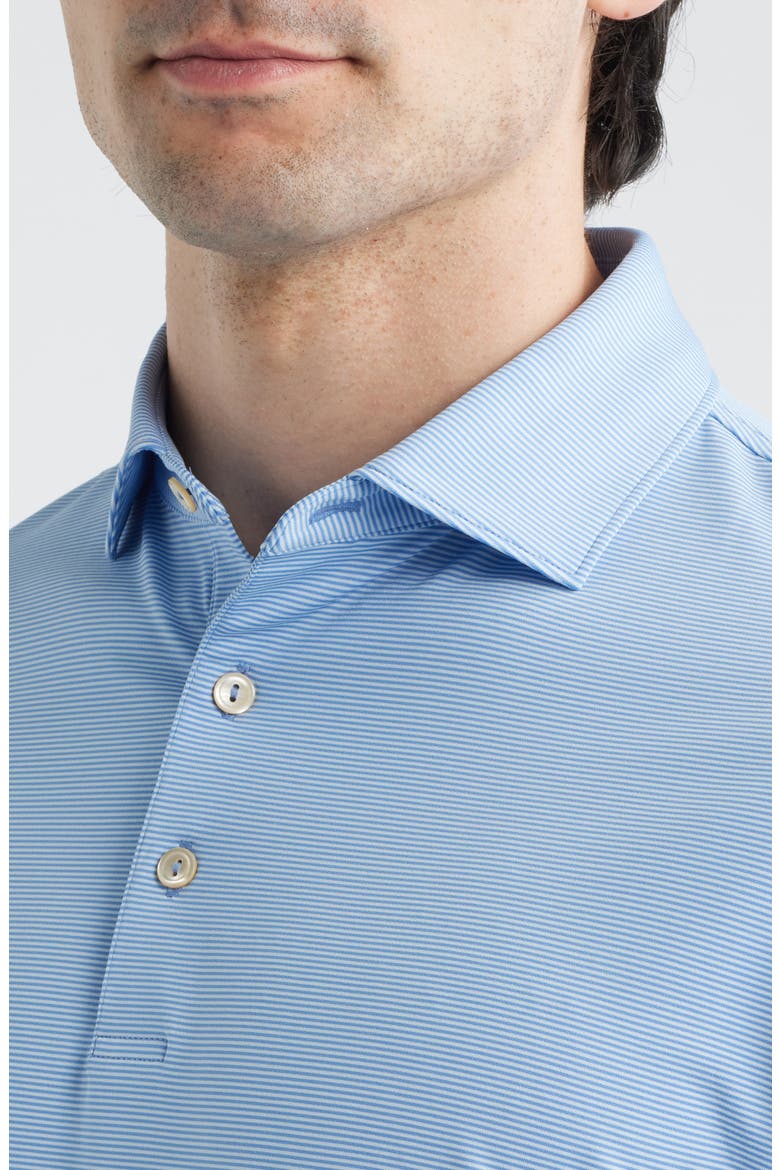Eason Performance Jersey Golf Polo, Alternate, color, HYPER BLUE