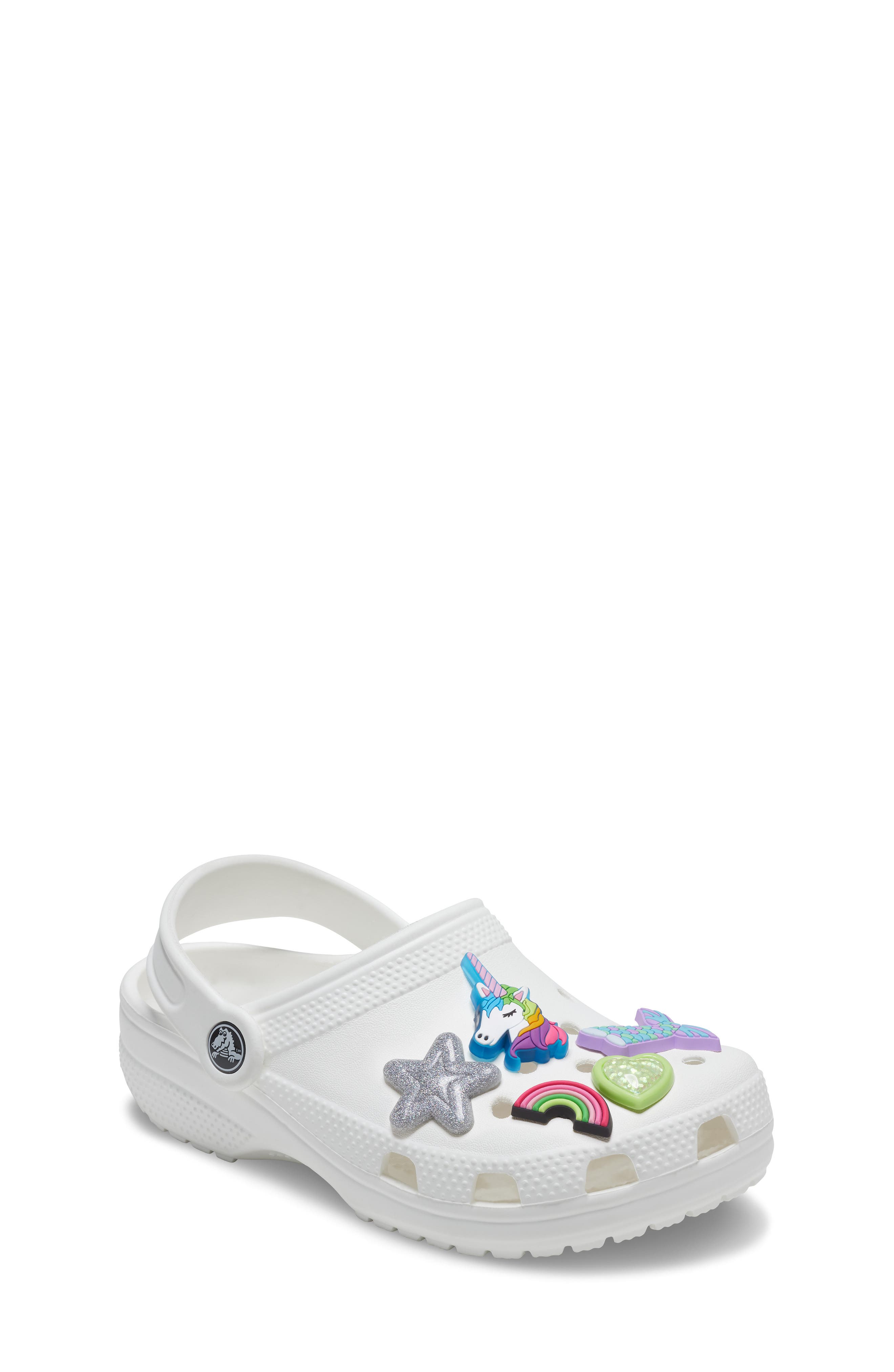 CROCS Kids' Favorite Unicorn Assorted 5-Pack Jibbitz Shoe Charms, Alternate, color, 