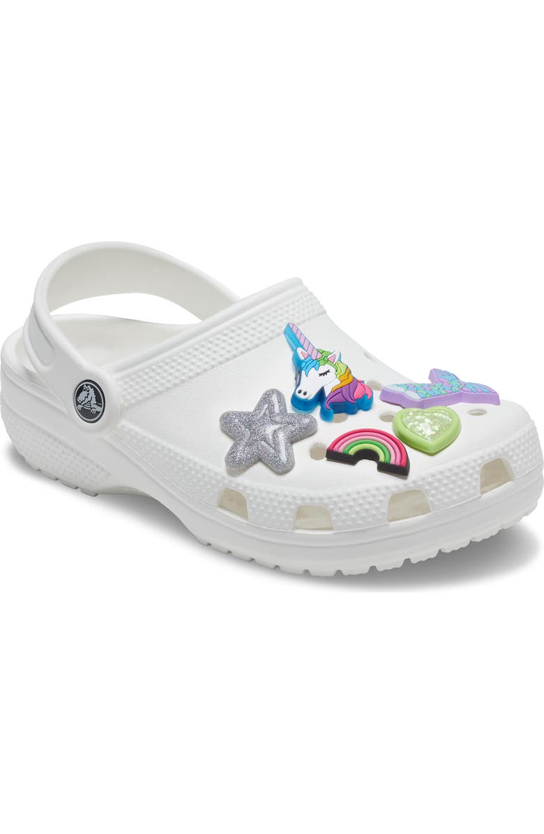 CROCS Kids' Favorite Unicorn Assorted 5-Pack Jibbitz Shoe Charms, Alternate, color,