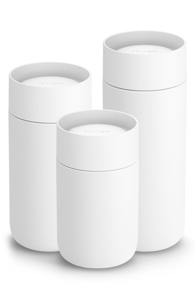 Fellow Carter Move Mug with 360º Sip Lid, Alternate, color, Matte White
