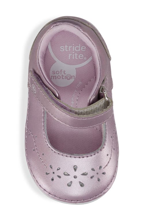 Stride Rite Kids' Faye Soft Motion™ Mary Jane Sandal In Purple