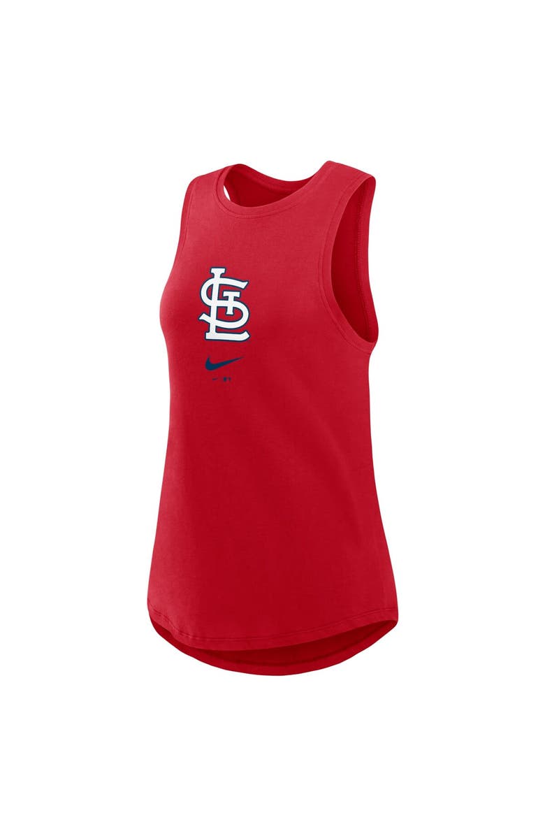 Nike Women's Nike Red St. Louis Cardinals Legacy Icon High Neck Fashion Tank Top, Alternate, color, 