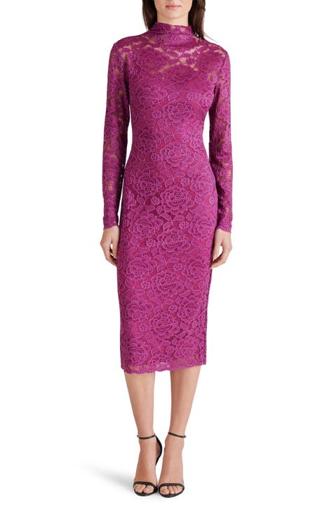 Vivienne Rose Long Sleeve Lace Dress