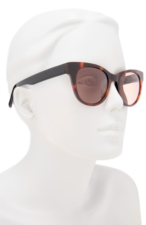Ted Baker 50mm Round Sunglasses In Brown