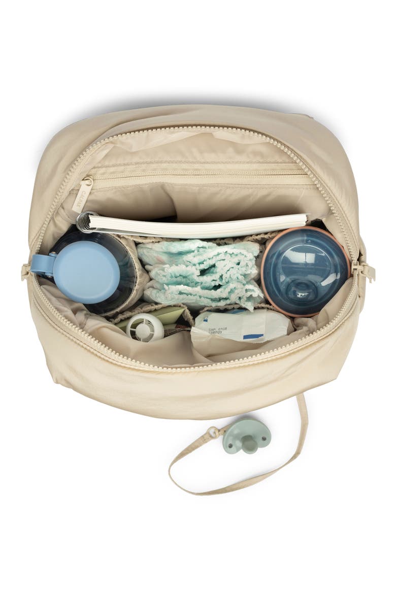 Convertible Mini Diaper Backpack & Crossbody Bag, Alternate, color, OATMEAL