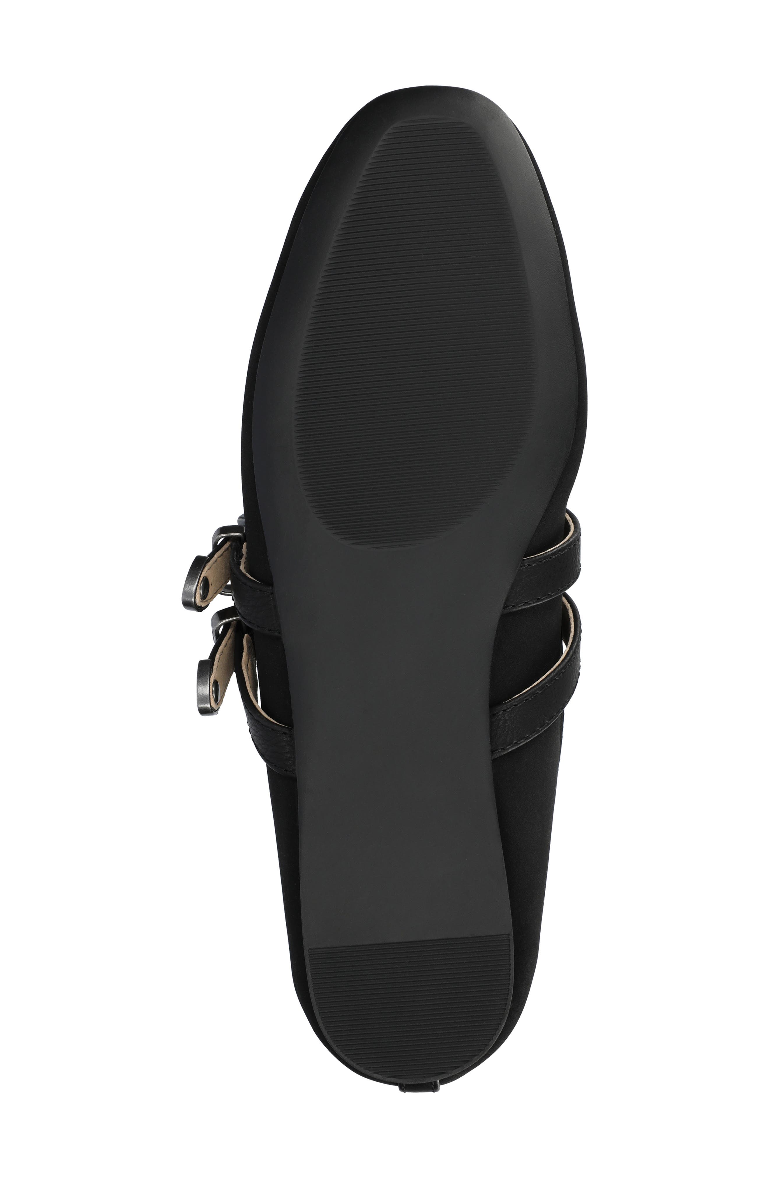 Journee Collection Florene Double Buckle Mary Jane Flat, Alternate, color, Black