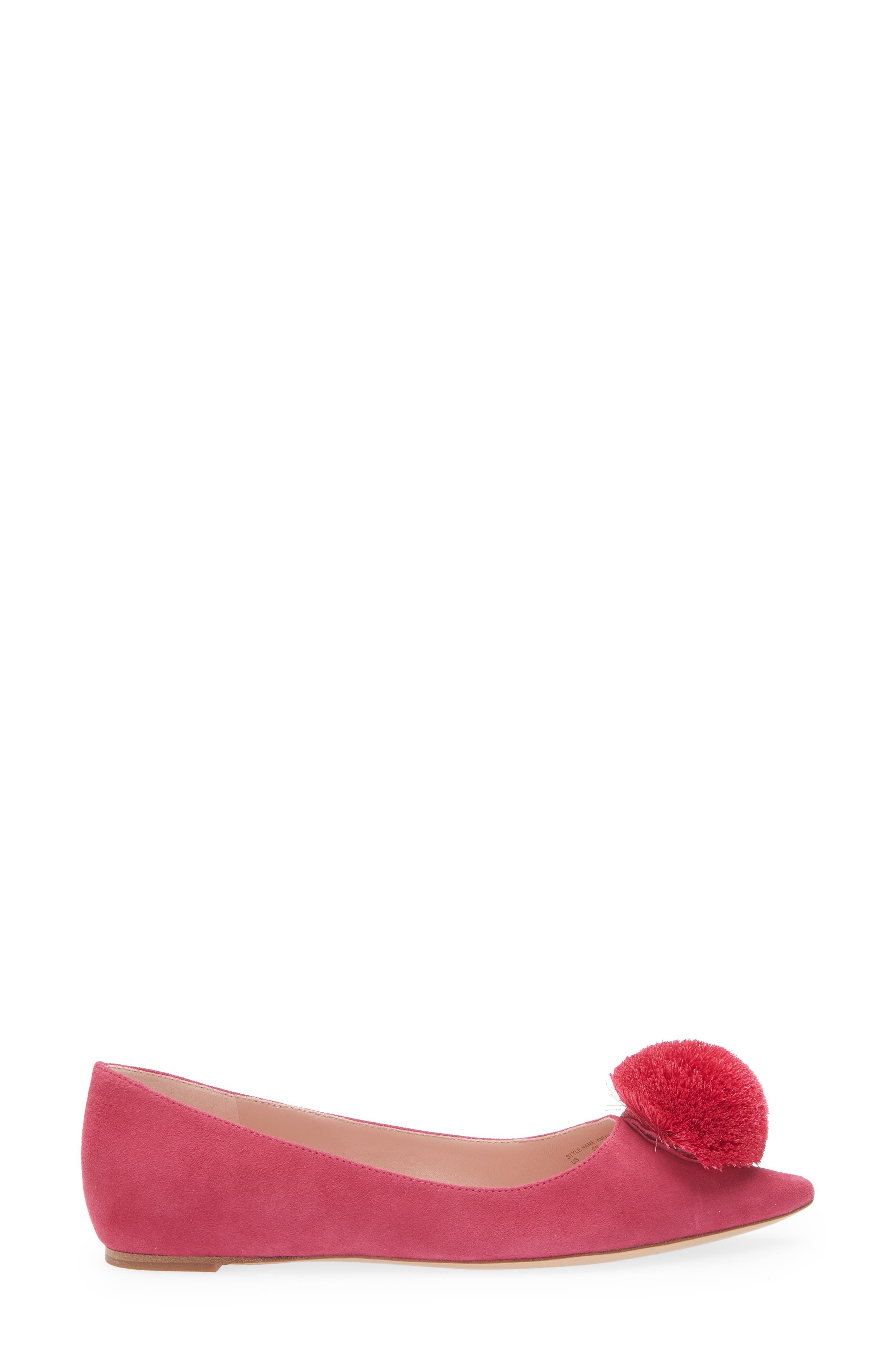 Kate Spade New York amour pom flat, Alternate, color, 