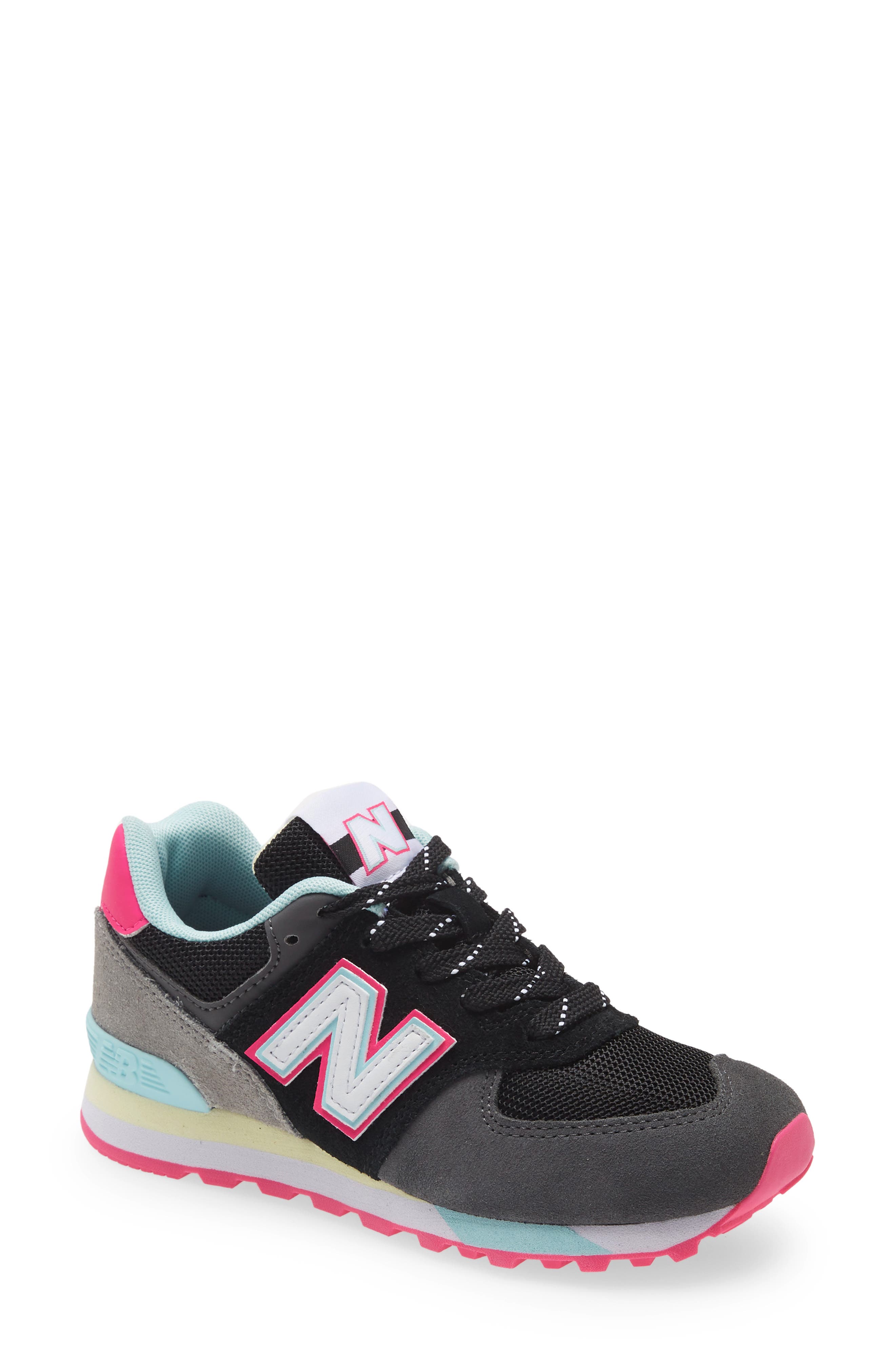 574 Sneaker, Main, color, BLACK